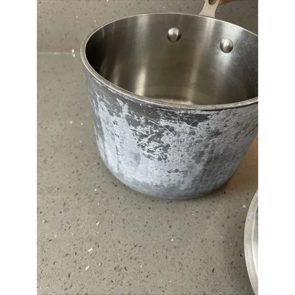 All-Clad Ltd 2 Quart Bonded Stainless Steel Sauce Pot + Lid 6"x4.5" ✅